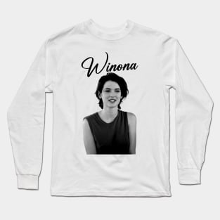 Winona Ryder Long Sleeve T-Shirt